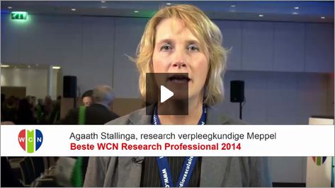 Beste Research professional in 2014: Agaath Stallinga