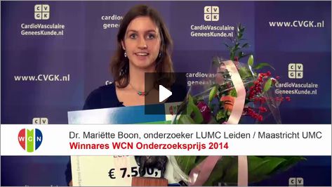 Winnaar WCN Onderzoeksprijs 2014: Mariëtte Boon